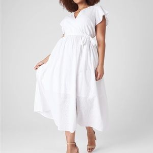 Lane Bryant White Eyelet Dress